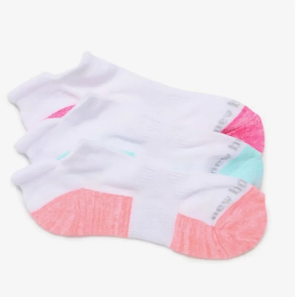 New Balance No Show Low Cut with Tab Socks 3 Pack Medium Women Shoe 6-10 New